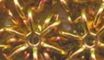 Star Beads Plastic Metallic Gold