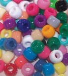 Jug Bead - Plastic Opaque Multi