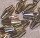 Metal Beads - Mcut Oval Brass