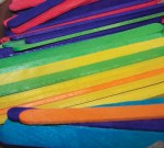 Jumbo Craft Sticks - Coloured