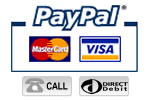 Paypal accept Visa and Mastercard